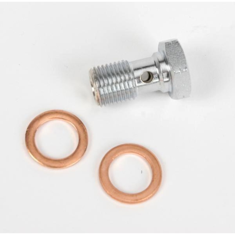 Goodridge Universal Short Single Banjo Bolt – 10mm x 1.0mm – Chrome PBLBOLT08