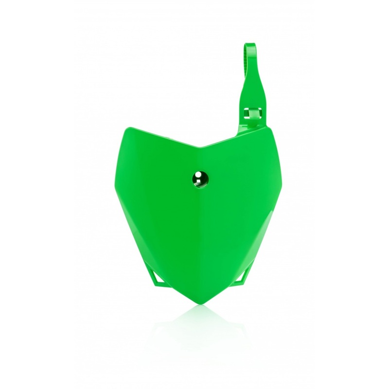 Acerbis 10+ Kawasaki KLX110/110L Front Number Plate – Green