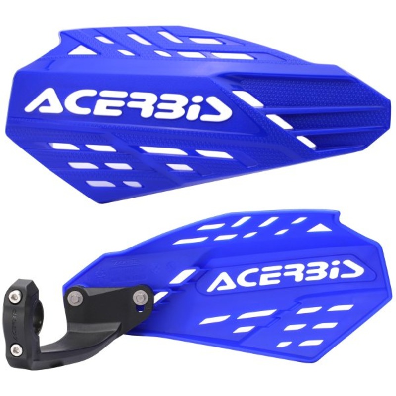 ACERBIS LINEAR VENTED UNIVERSAL HANDGUARDS – BLUE WHITE
