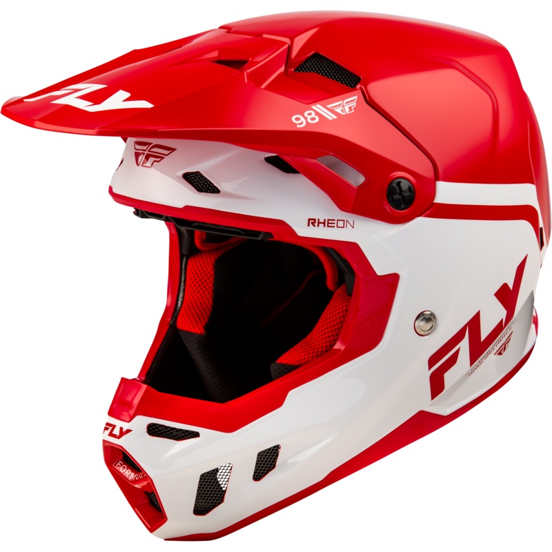Fly Racing 73-4347X Formula Cc Objective Helmet Red/White Xl