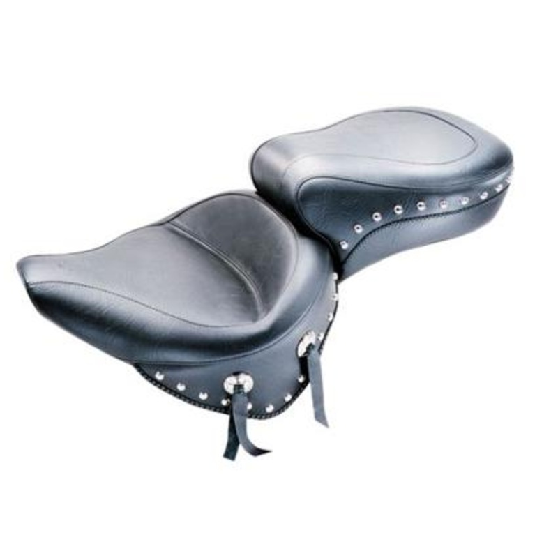 Mustang Wide Super Touring One-Piece Studded Seat 75503