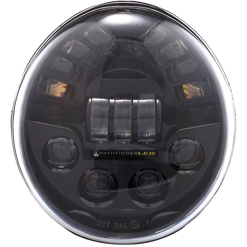 PathFinder V-rod Led Headlight – Black V2VRDB