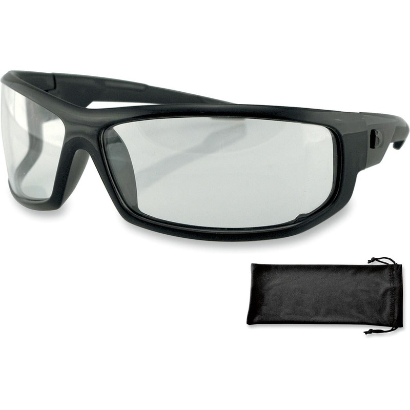 Bobster Eyewear AXL Sunglasses Black/Smoke Lens