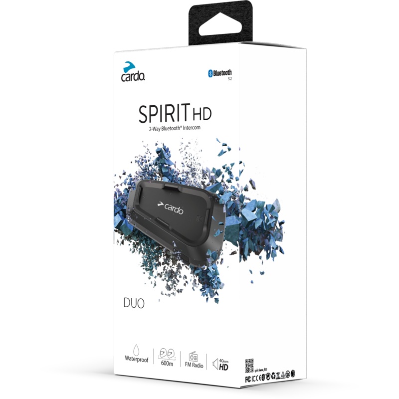 Cardo Systems 71-5037 Spirit Hd Bluetooth Headset Duo