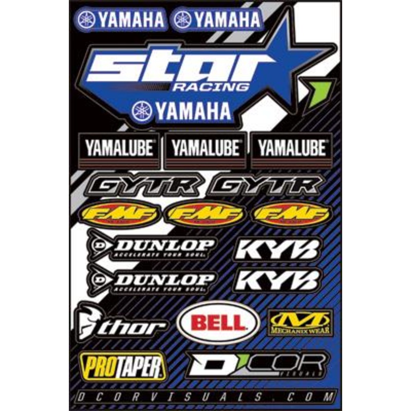DCOR Decal Sheet – Star Yamaha 2016 40-50-116