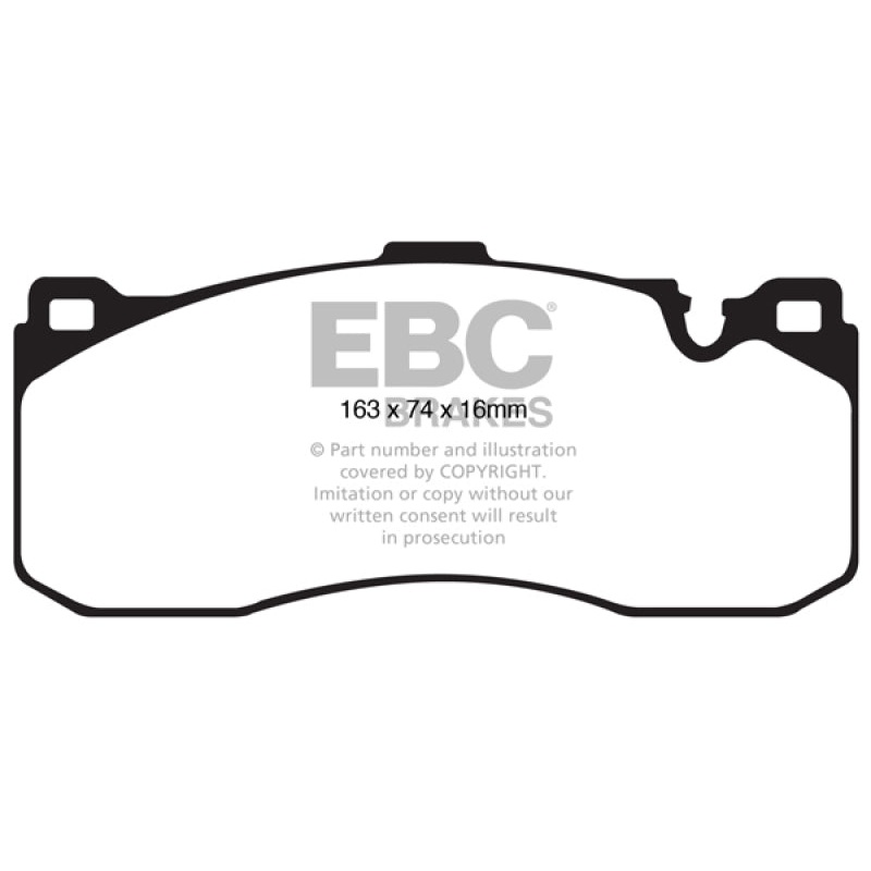 EBC 08-10 BMW 135 3.0 Twin Turbo Yellowstuff Front Brake Pads
