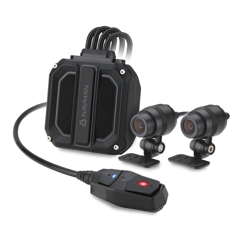 Navman MiVue 820D Motorcycle Dash Cam – Front & Rear Cameras