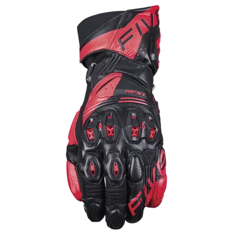 FIVE RFX-1 EVO GLOVES – BLACK/RED S