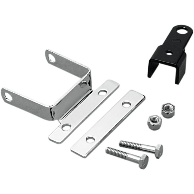 Drag Specialties Ignition Relocation Kit for QuickBob Extended Smooth-Top Rubber-Mount Gas Tank 011570-HC3