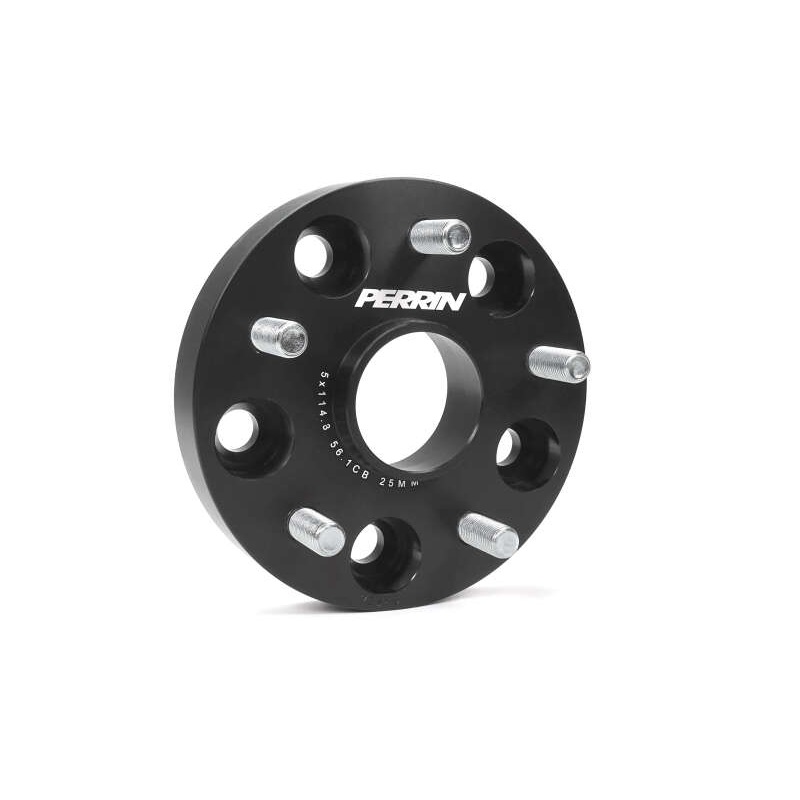 Perrin Subaru 25mm Wheel Spacers 5×114.3 BP w/56mm Hub – Black