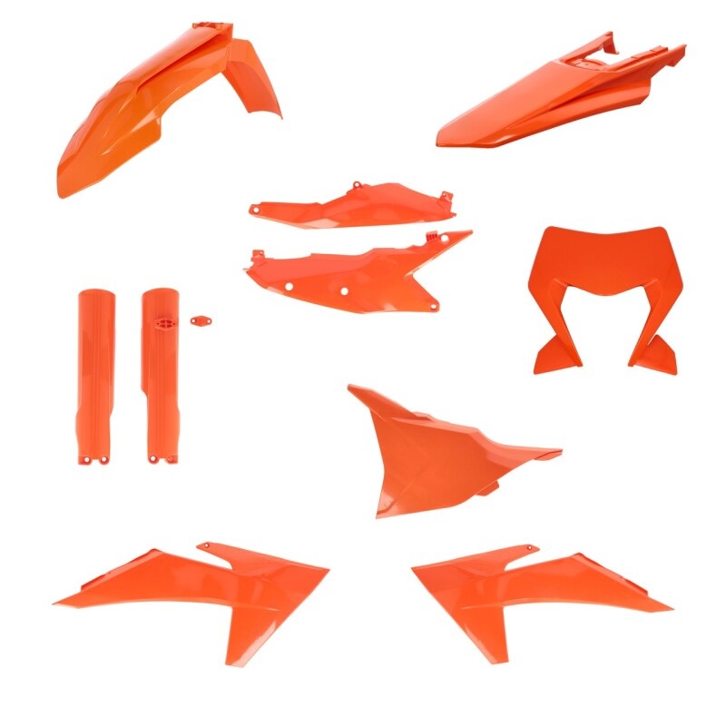 Acerbis 24+ KTM EXC/EXC-F/ XC-F/ XC-W/ XCF-W/ XW-F Plastic Kit – 16 Orange