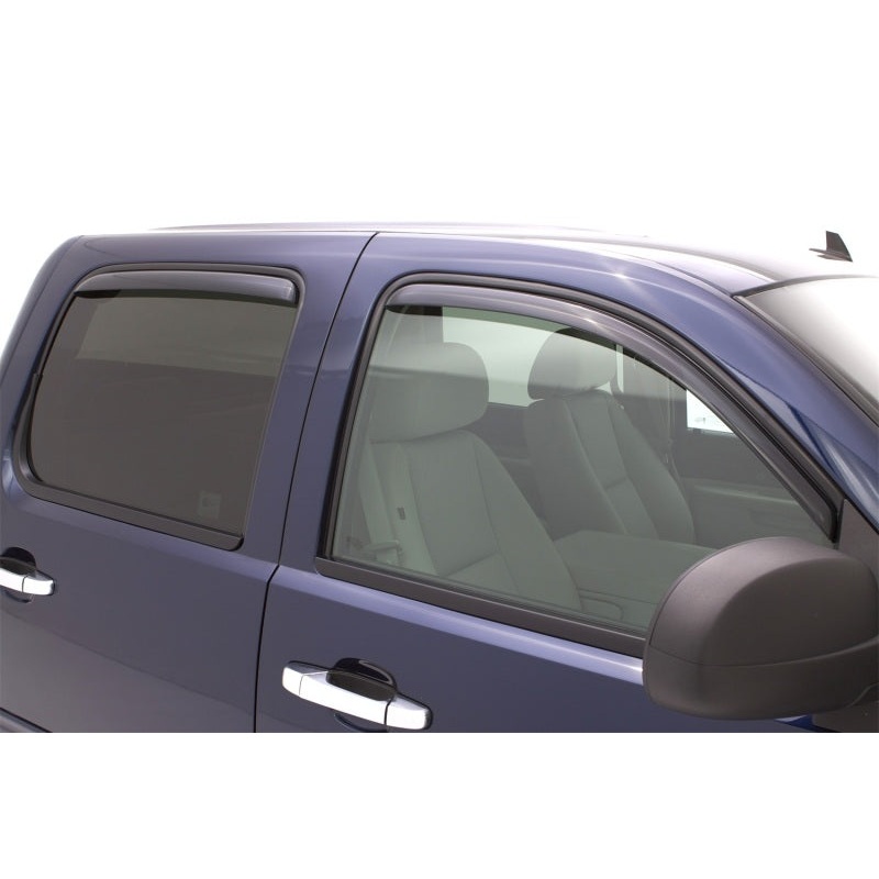 AVS 07-13 Chevy Avalanche Ventvisor In-Channel Front & Rear Window Deflectors 4pc – Smoke