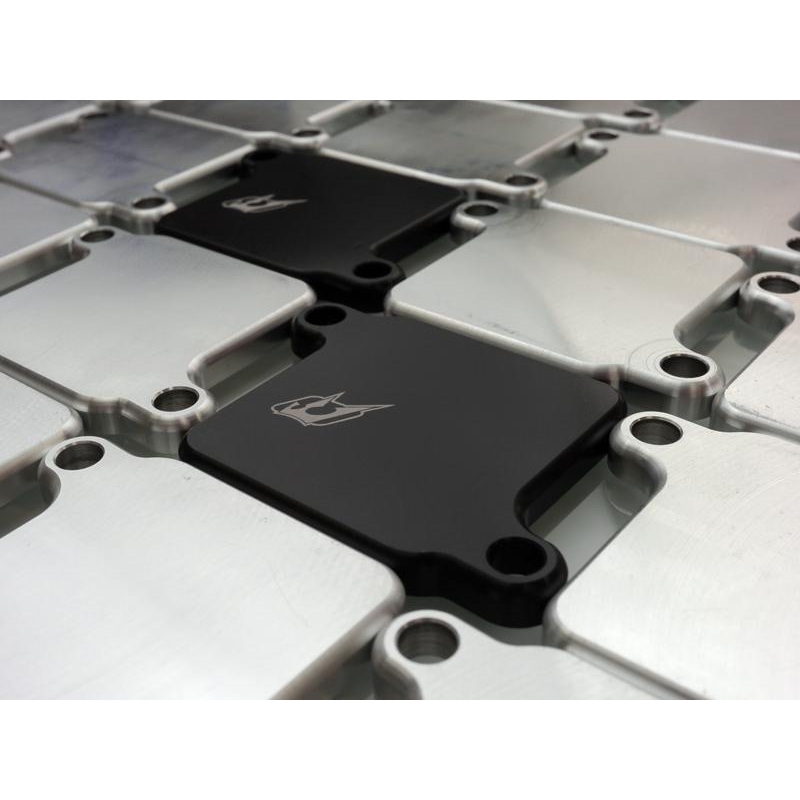 Driven Racing Engine Block Off Plates – Black DSBLOCK-1