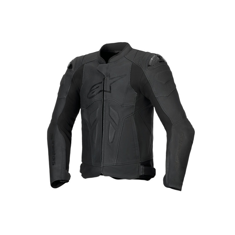 ALPINESTARS DUSK AIRFLOW LEATHER JACKET – BLACK BLACK 48