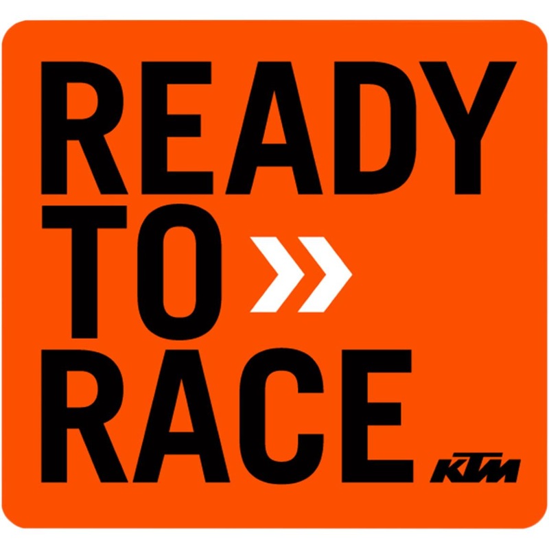 DCOR KTM Ready To Race OEM Decal – 12in. 40-30-201