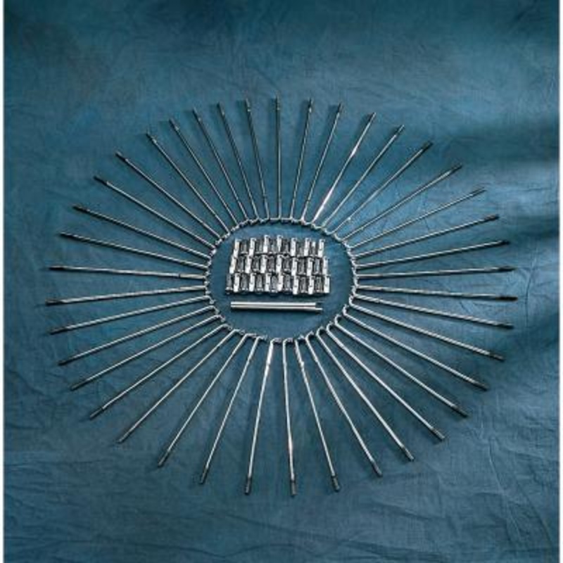 Drag Specialties Stainless Steel 6 3/4in. Spoke Set for Custom Chrome 17in. Rim 16-0501SS-BC629