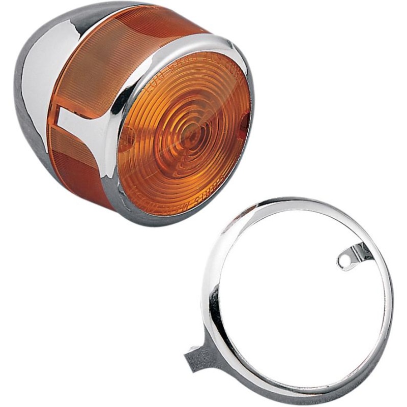 Drag Specialties Turn Signal Lens Trim Rings 72182-SC2