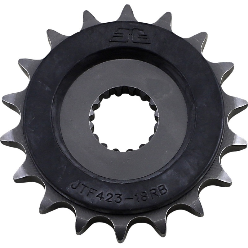 JT Sprockets Rubber Cushioned Steel Front Sprocket – 18T JTF423.18RB