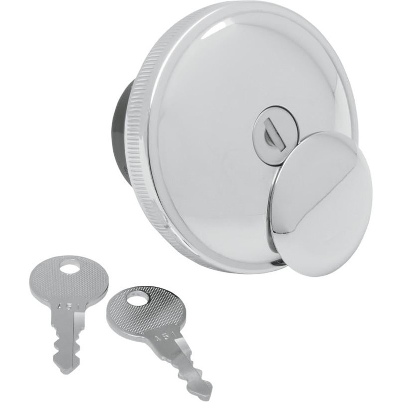 Drag Specialties Screw-In Locking Gas Cap – Vented 03-0320A-A