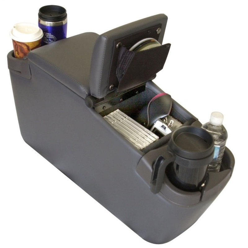 Rampage 1999-2019 Universal Mini Van Console Universal – Charcoal