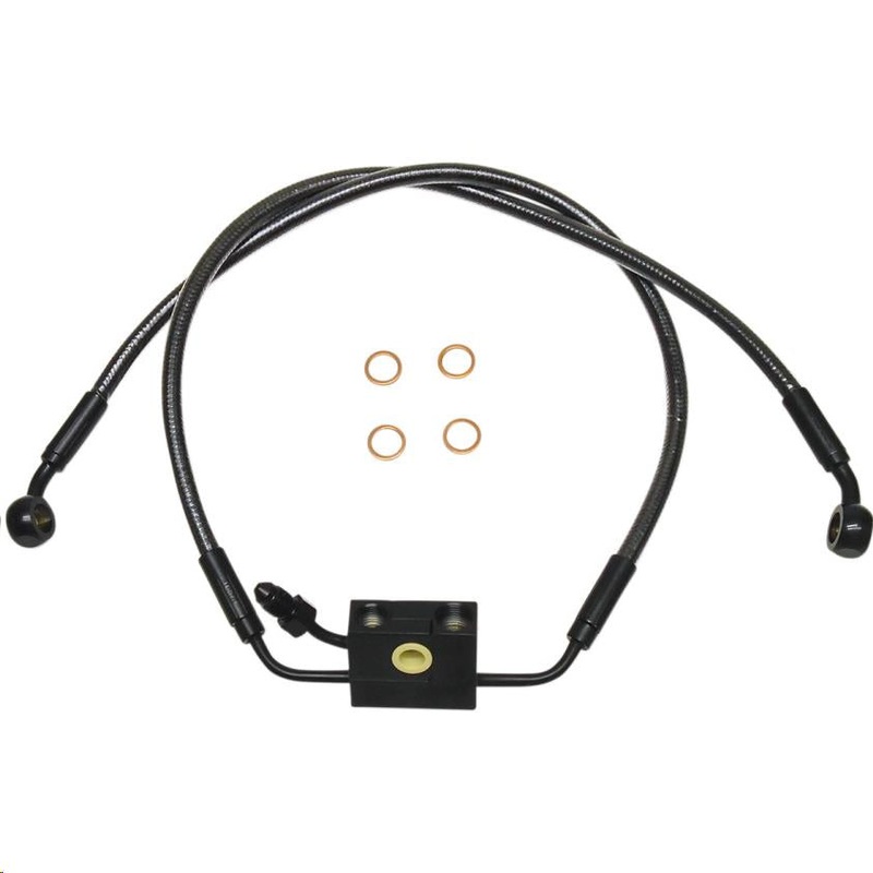 Magnum Black Pearl Designer Series ABS Front Lower Brake Line Kit AS47019
