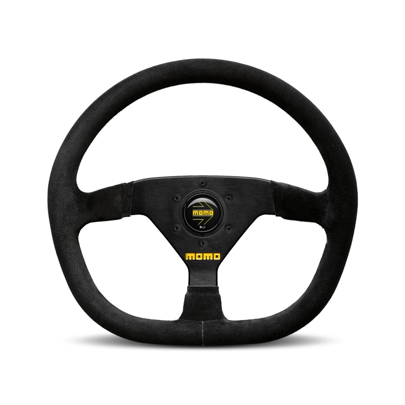 Momo MOD88 Steering Wheel 350 mm –  Black Suede/Black Spokes