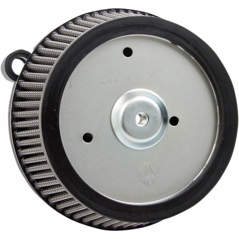Arlen Ness Big Sucker Stage I Air Filter Kit w/ Synthetic Filter – Black 50-574