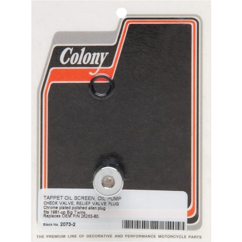 Colony Custom Oil Pump Plug Kit – Allen-head Style 2074-6