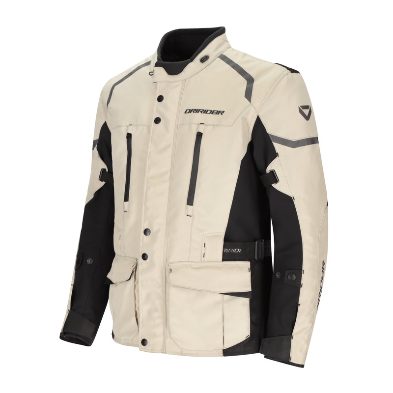 DRIRIDER COMPASS V JACKET – SAND/BLACK S