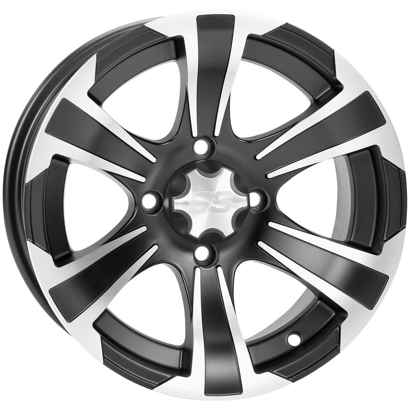ITP SS312 Wheel – 14×6 – 4+2 Offset – 4/137 – Matte Black/Machined 1428452536B