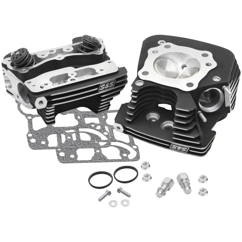 S&S Cycle Super Stock 89cc Cylinder Head Kit – .640in. Lift Springs – Winkle Black 90-1106