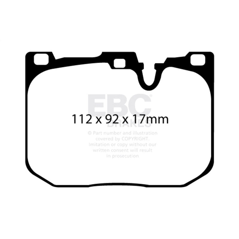 EBC 2017+ BMW M240 Coupe Bluestuff Front Brake Pads