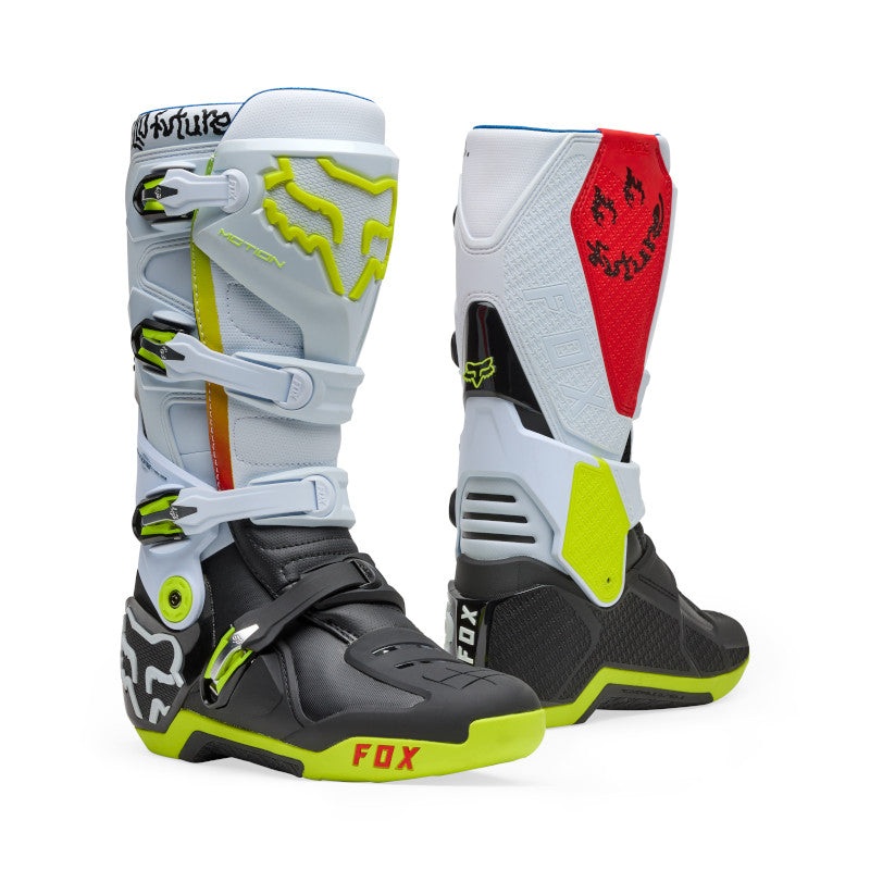 FOX MOTION HELLO FUTURE BOOTS – RED/BLACK/WHITE 8