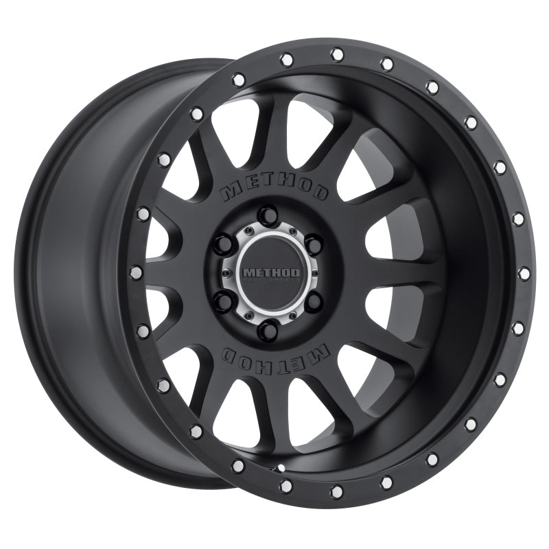 Method MR605 NV 20×10 -24mm Offset 6×5.5 106.25mm CB Matte Black Wheel