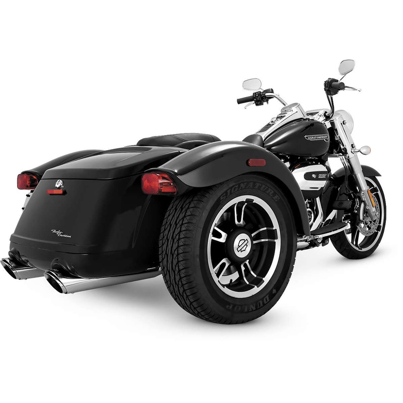 Vance & Hines Twin Slash Round Slip-Ons – Chrome 16796