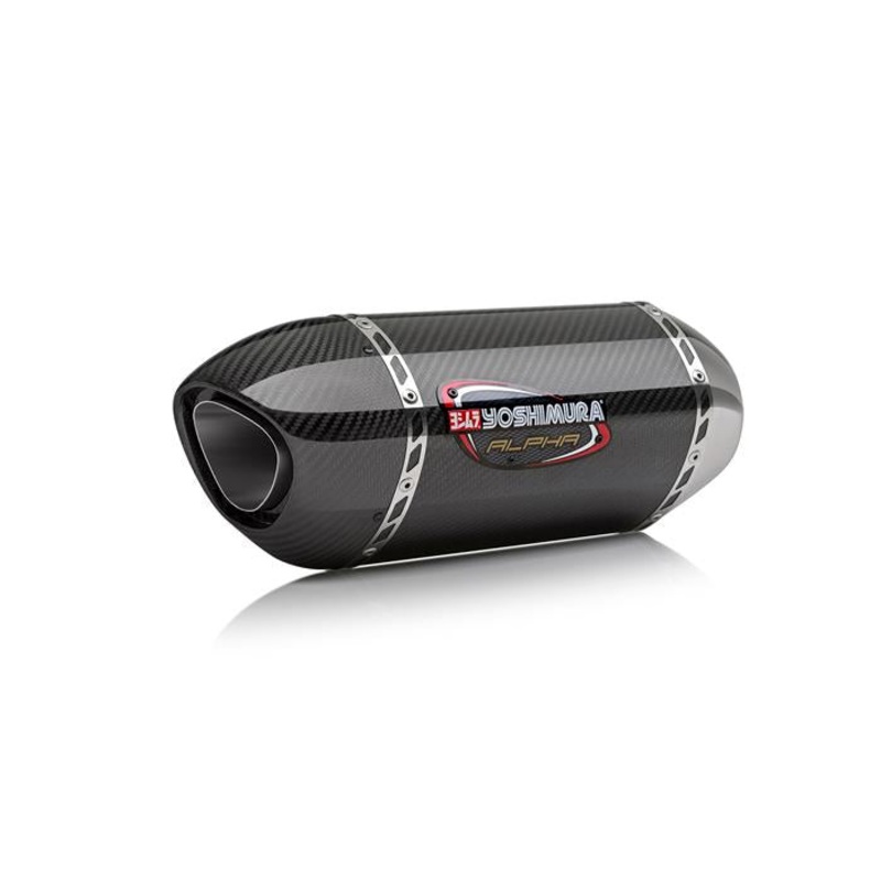 Yoshimura Alpha Signature Series Slip-On – Carbon Fiber Muffler 11600EM220