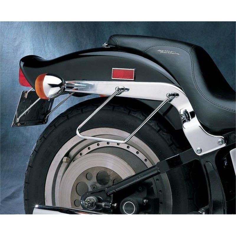 Drag Specialties Chrome Saddlebag Support Brackets 77-0131A