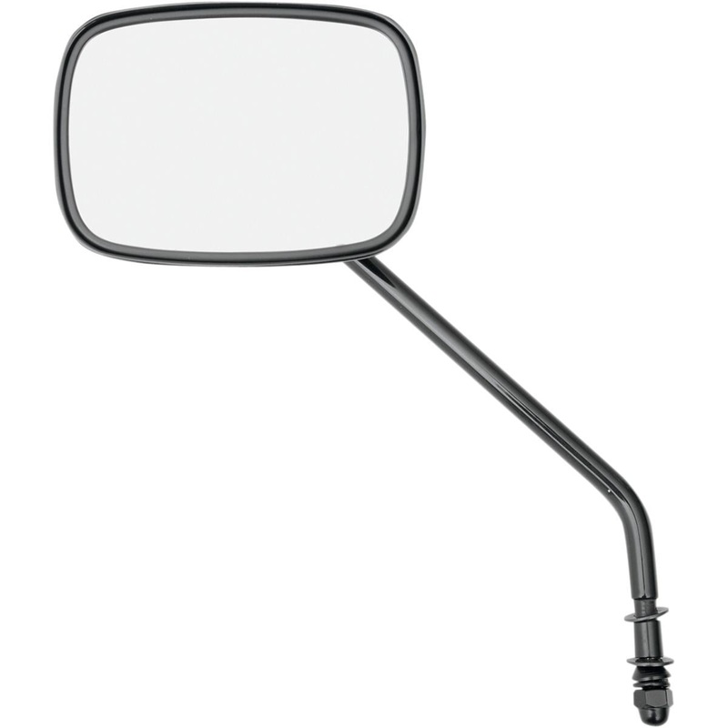 Drag Specialties Die-Cast Replacement Mirror – Long Stem 302110BLK