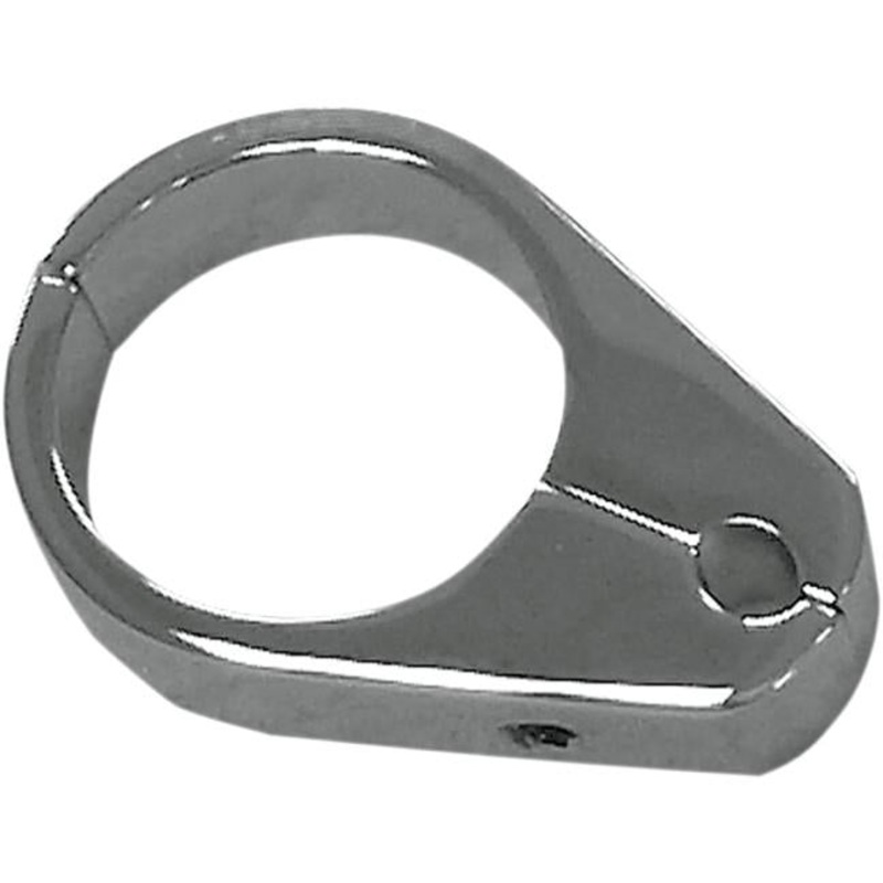 Drag Specialties Throttle or Idle Cable Clamp for 1.25in. Diameter Handlebar/Frame – Chrome 0658-0034