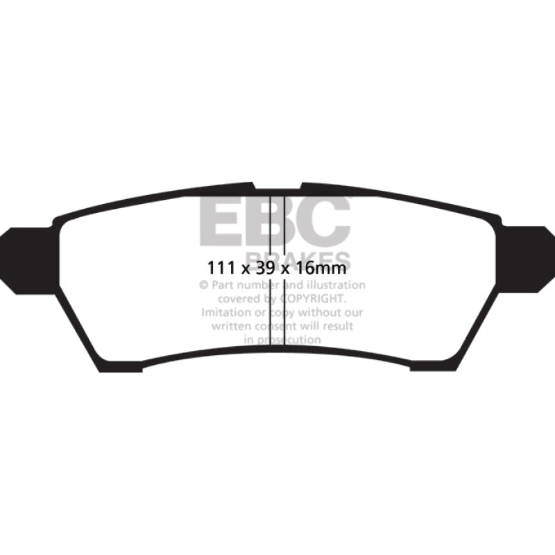 EBC 05+ Nissan Frontier 2.5 2WD Ultimax2 Rear Brake Pads