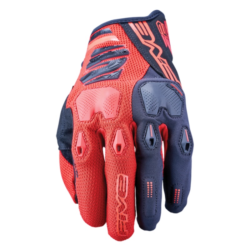 FIVE E2 ENDURO GLOVES – BLACK RED S