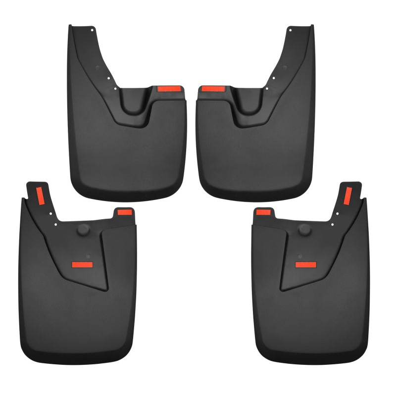 Husky Liners 19-22 Ram 2500/3500 with OEM Fender Flares Custom-Molded Front & Rear Mud Guards