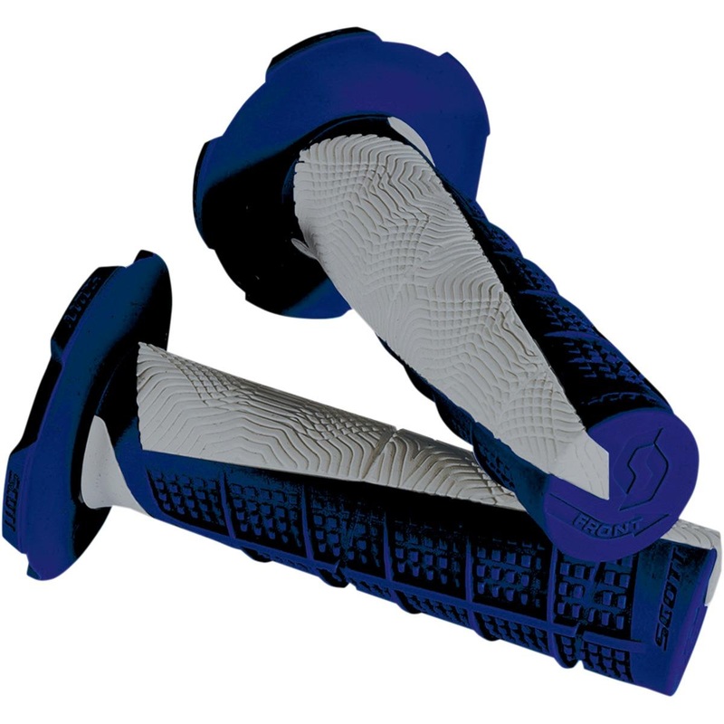 Scott USA Deuce MX Grips – Gray/Blue 219627-1100