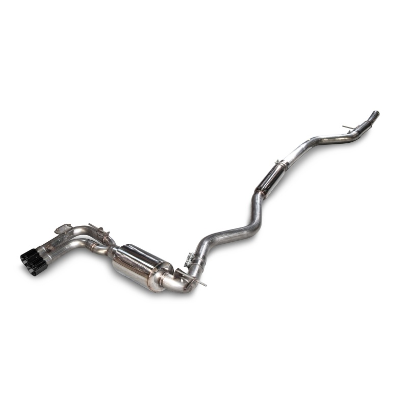 AWE Tuning BMW F3X 28i / 30i Touring Edition Axle-Back Exhaust Single Side – 80mm Black Tips