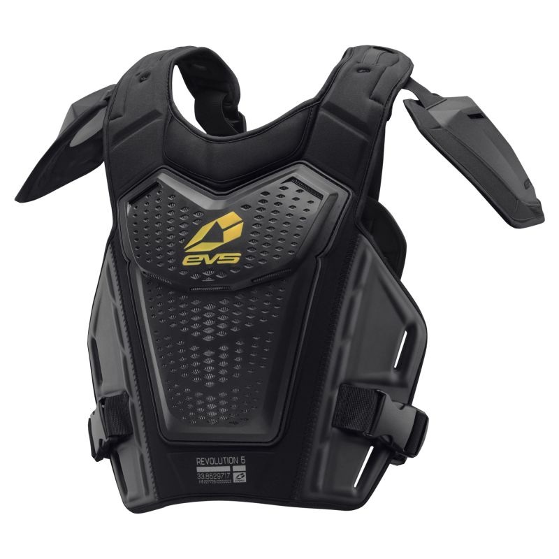 EVS Revo 5 Roost Deflector Black/Hiviz – Large/XL