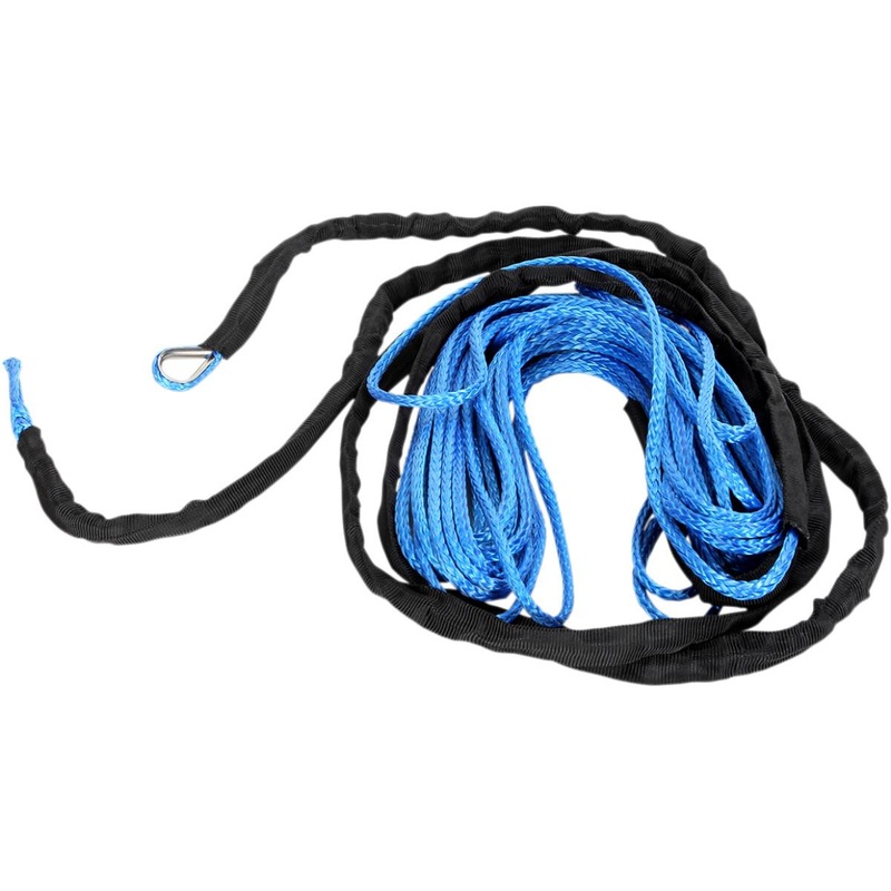Moose Utility Synthetic Winch Cable – 1/4in. x 50ft. – Blue 4505-0616