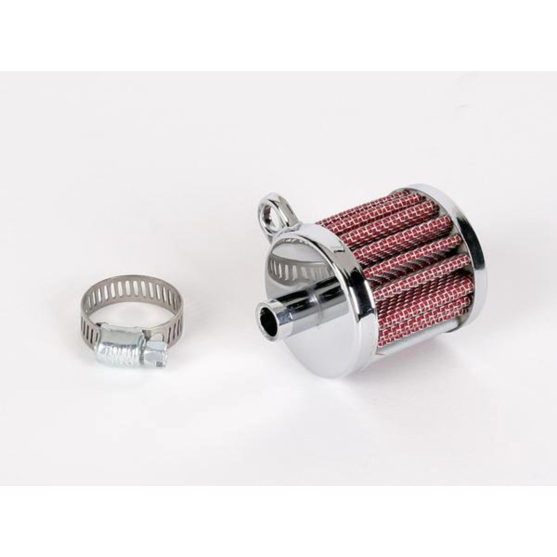 Drag Specialties Mini Crankcase Vent Filter – Chrome 35-0322BC-114