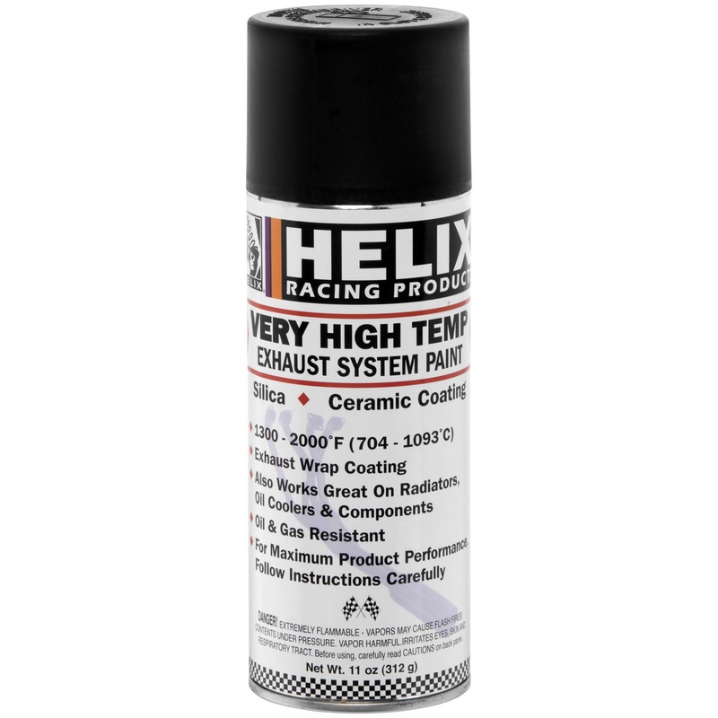 Helix Racing Products High-Temperature Exhaust Paint – Black 165-1020