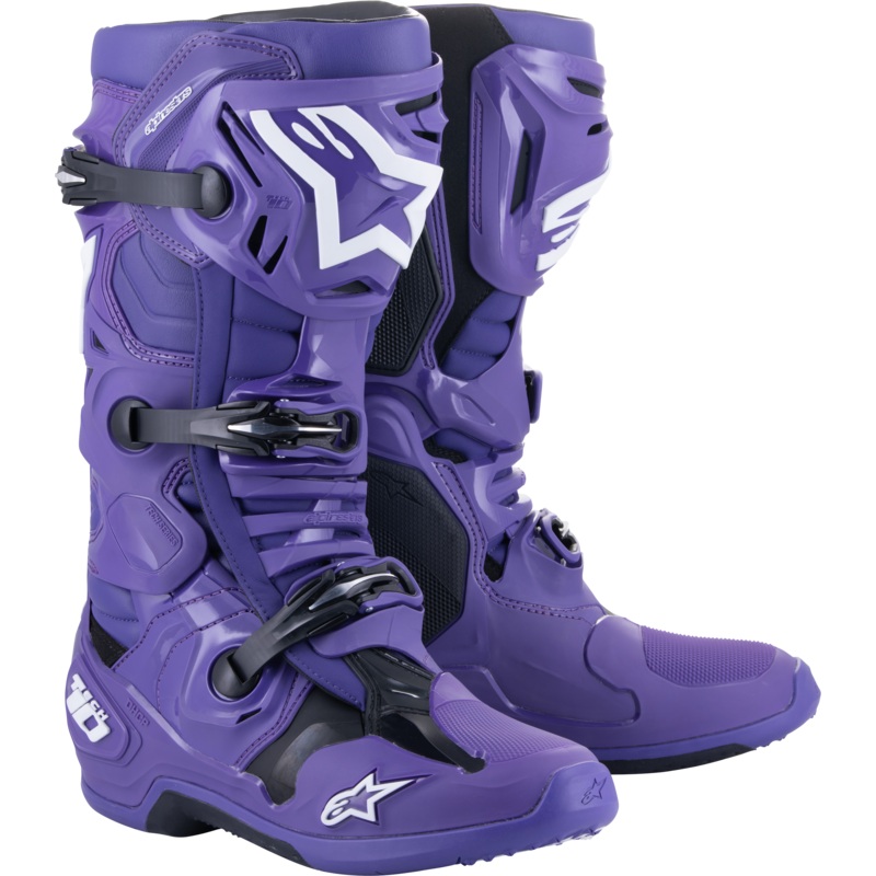 alpine star 482-13213 Tech 10 Boots Ultraviolet Black Sz 13