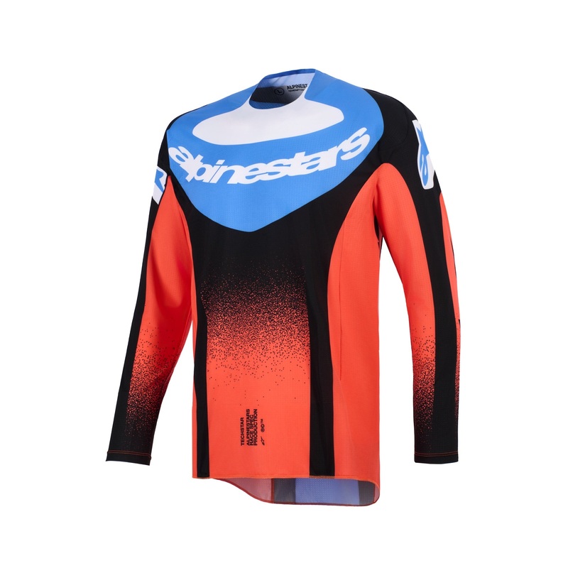 ALPINESTARS 2026 TECHSTAR KNIF JERSEY – ORANGE BLACK UCLA BLUE S